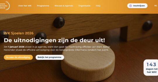 Afbeelding website WK Sjoelen