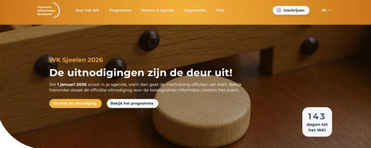 Afbeelding website WK Sjoelen